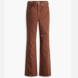 Levi's 70’s high flare brown Pants
